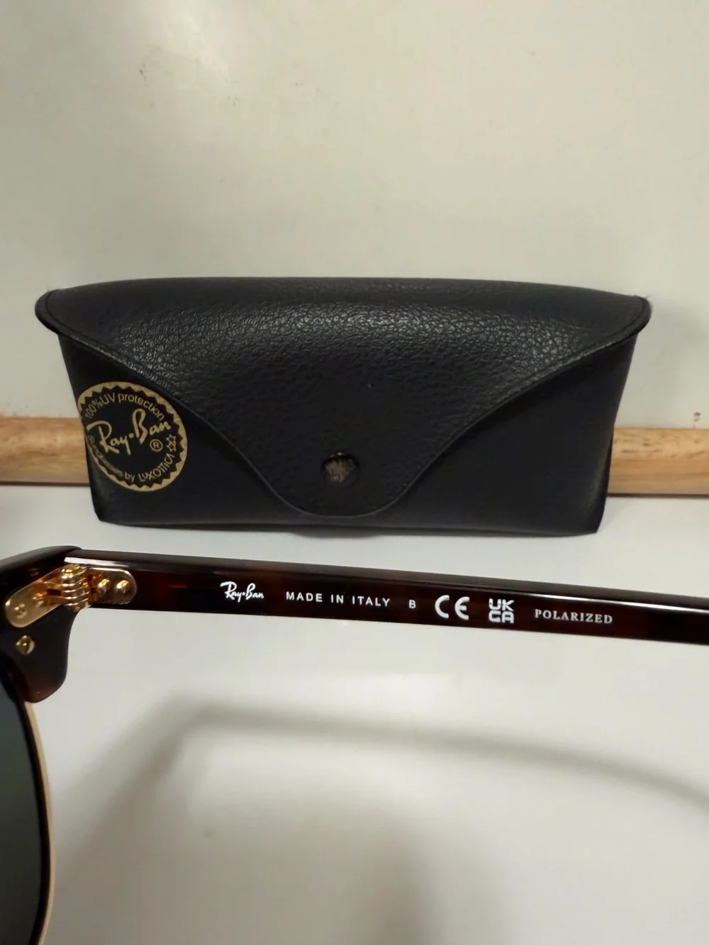 Ray-Ban Polarized Classic Clubmaster Sunglasses, 51mm NWT
